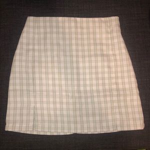Plaid skirt